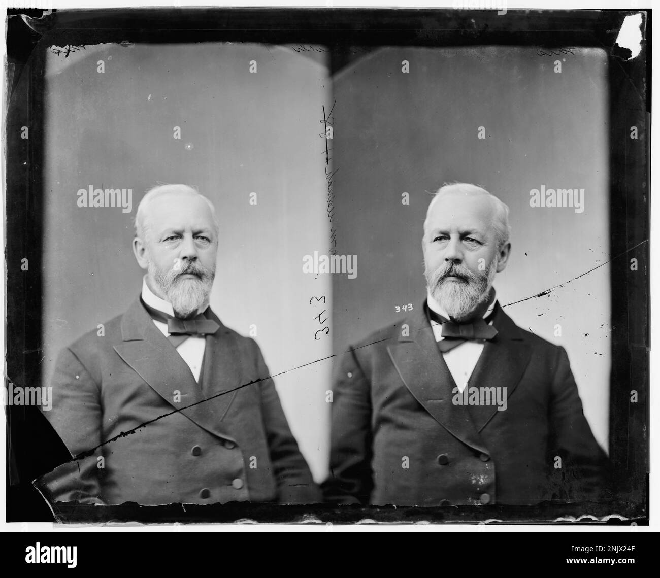 Portrait of William Aldrich, captured in the Library of Congress Brady ...