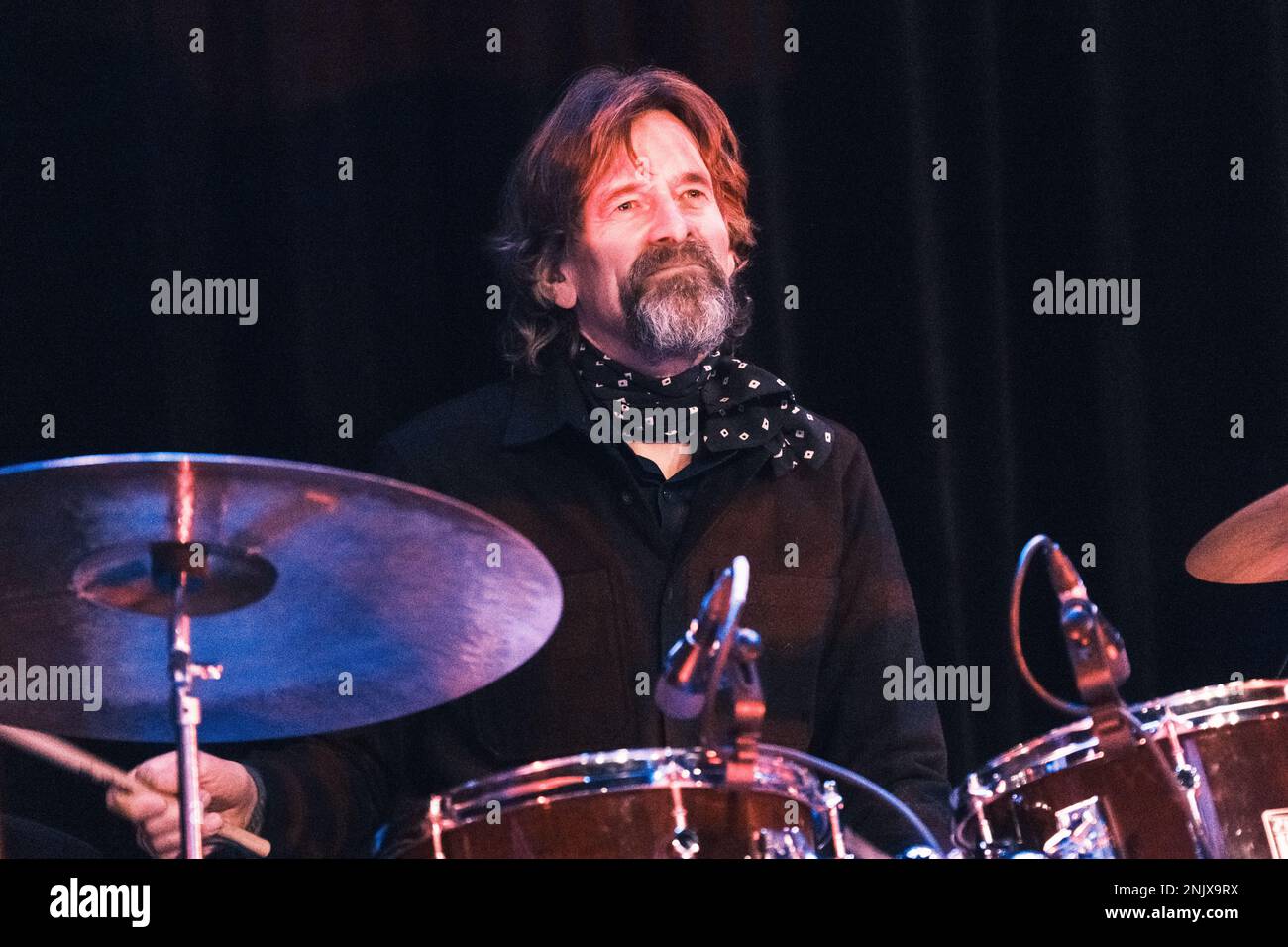 Copenhagen, Denmark. 22nd Feb, 2023. Mike Stern Band perform a live