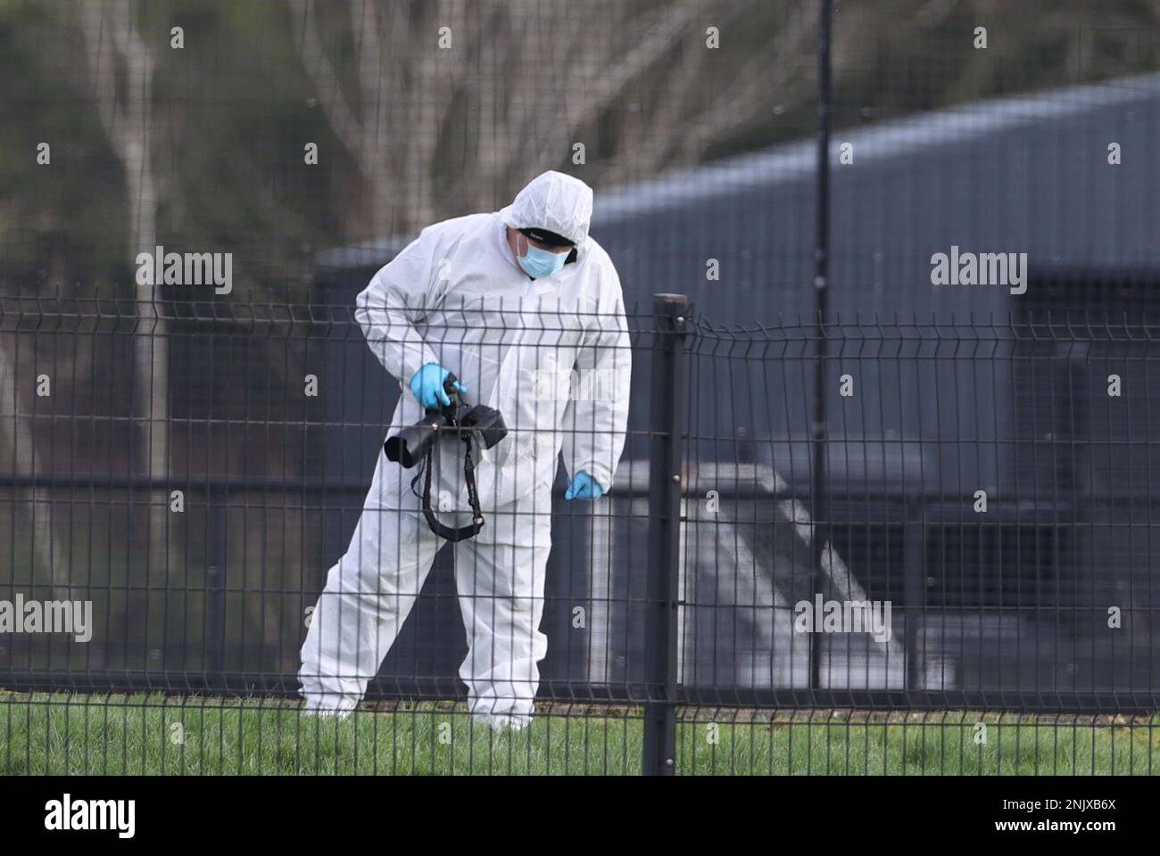 A forensic investigator from Police Service of Northern Ireland (PSNI
