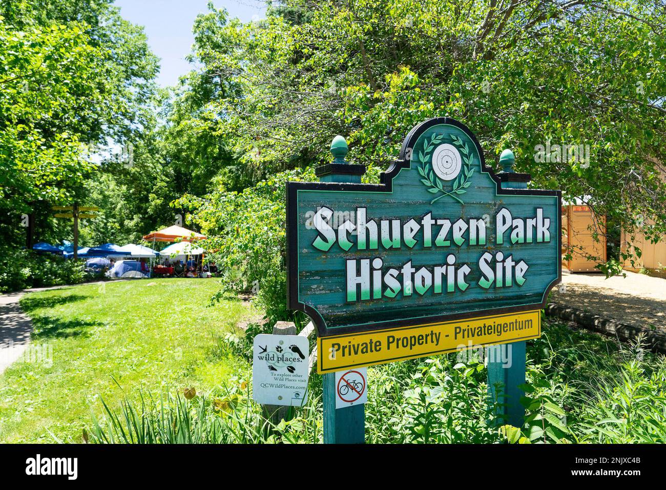 Schuetzen Park is seen Saturday, June 18, 2022, in Davenport, Iowa.  Schuetzen Park was founded in 1870 by German immigrants who were members of  the Schuetzengesellschaft as a place for target shooting.
