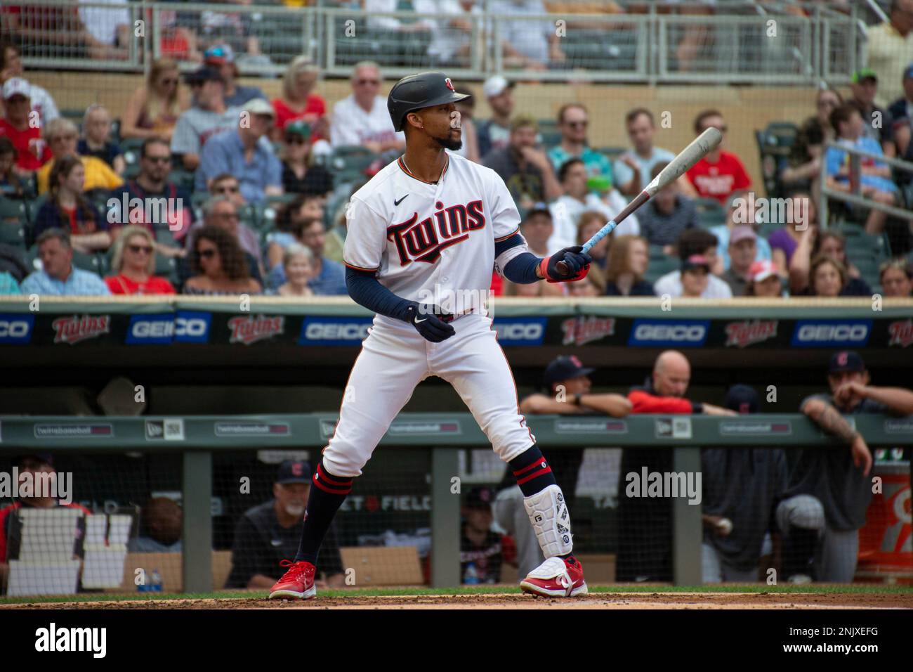 Download Byron Buxton In Batting Pose Wallpaper