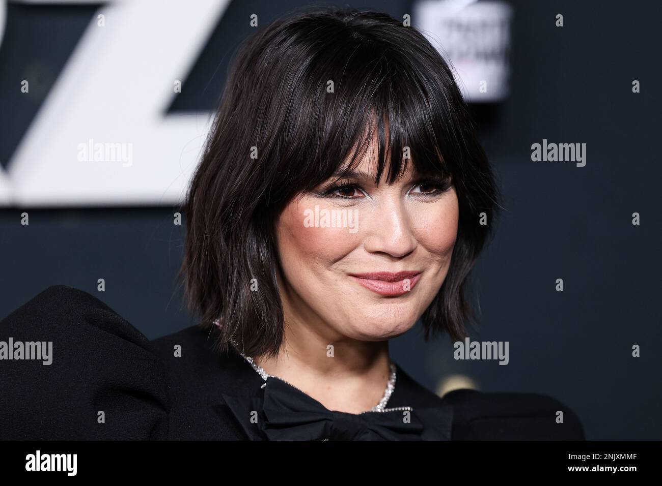 Westwood, United States. 22nd Feb, 2023. WESTWOOD, LOS ANGELES, CALIFORNIA, USA - FEBRUARY 22: American actress Zoe Chao arrives at the Los Angeles Premiere Of STARZ's 'Party Down' Season 3 held at the Regency Bruin Theatre on February 22, 2023 in Westwood, Los Angeles, California, United States. (Photo by Xavier Collin/Image Press Agency) Credit: Image Press Agency/Alamy Live News Stock Photo