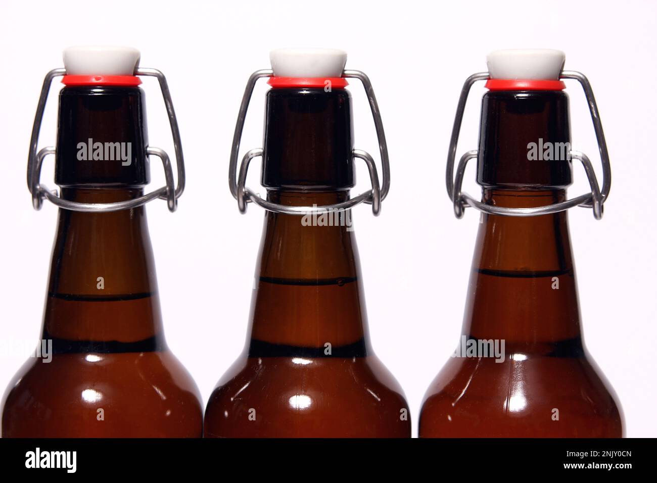 beer bottles with swing tops Stock Photo Alamy
