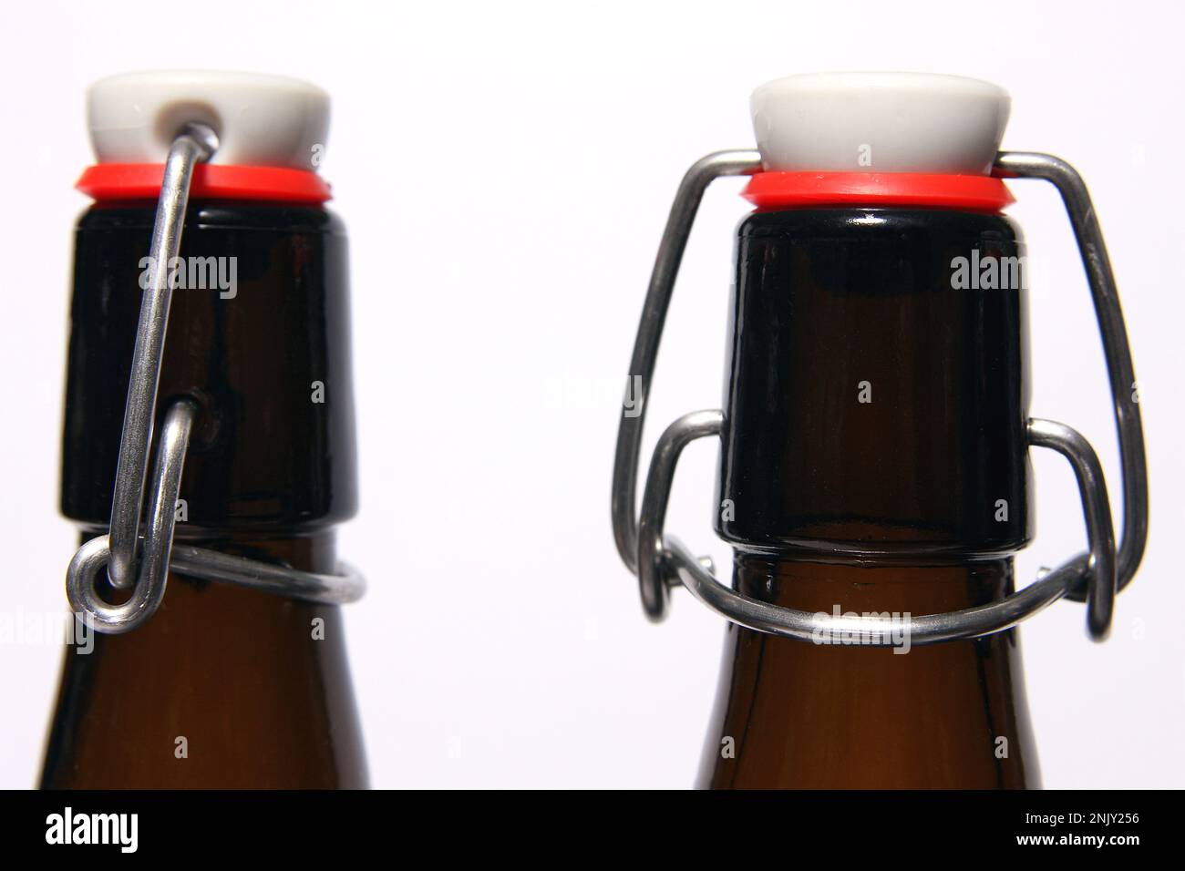 beer bottles with swing tops Stock Photo Alamy