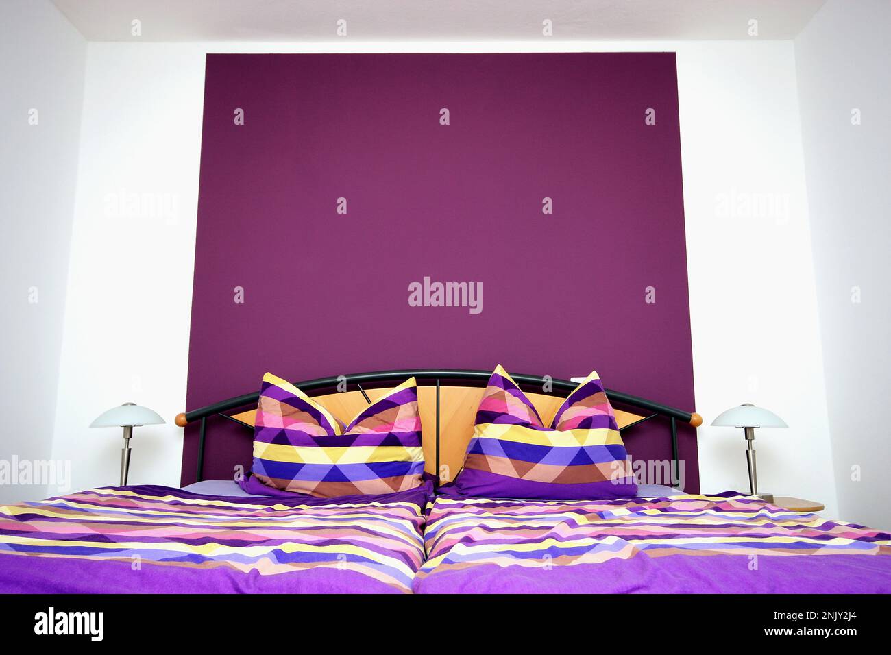 marriage bed in bedroom Stock Photo - Alamy