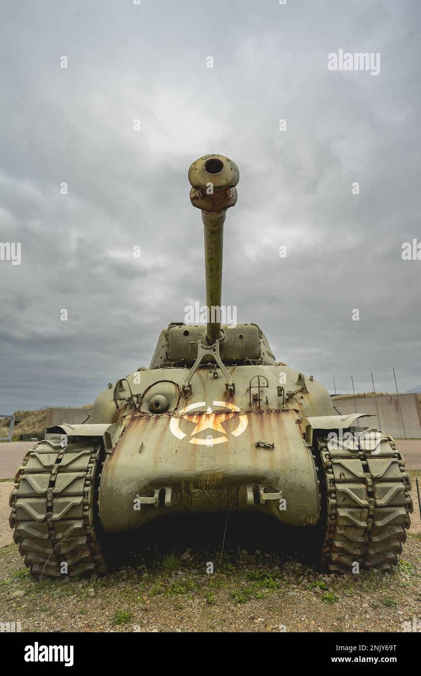 American Sherman tank, at the Landingsmuseum at Utah Beach, Normandy