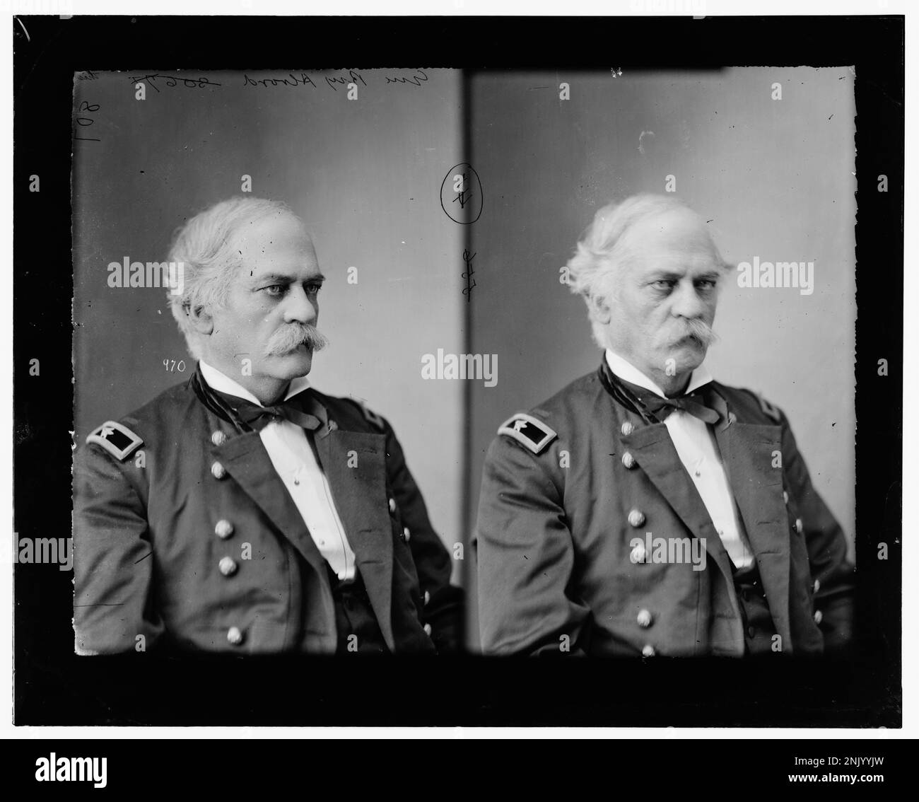 Portrait of Gen. Benj. Alvord, a U.S. Army general, from the Brady ...