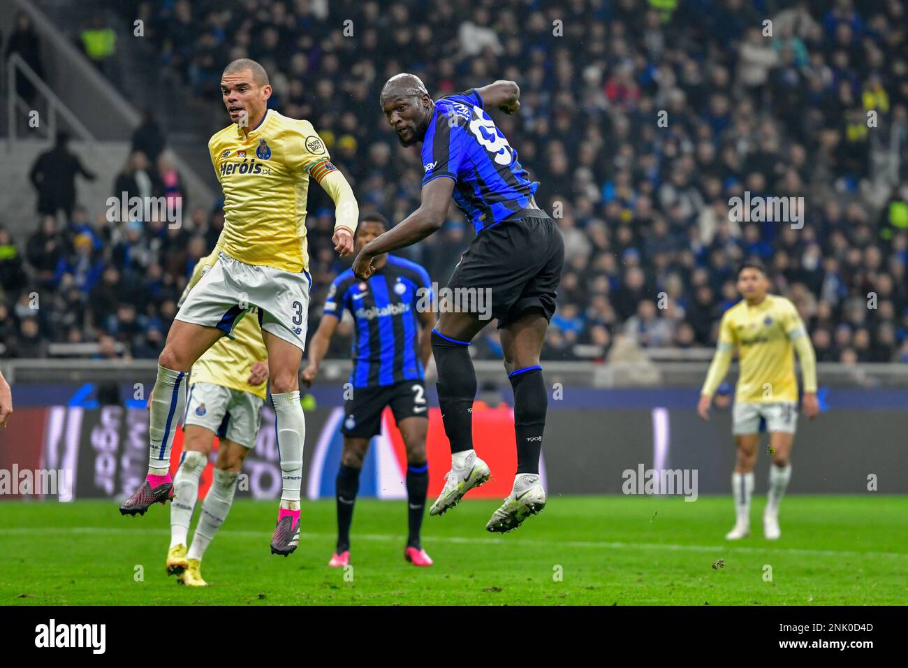 Milano, Italy. 22nd Feb, 2023. Romelu Lukaku (90) of Inter seen the ...