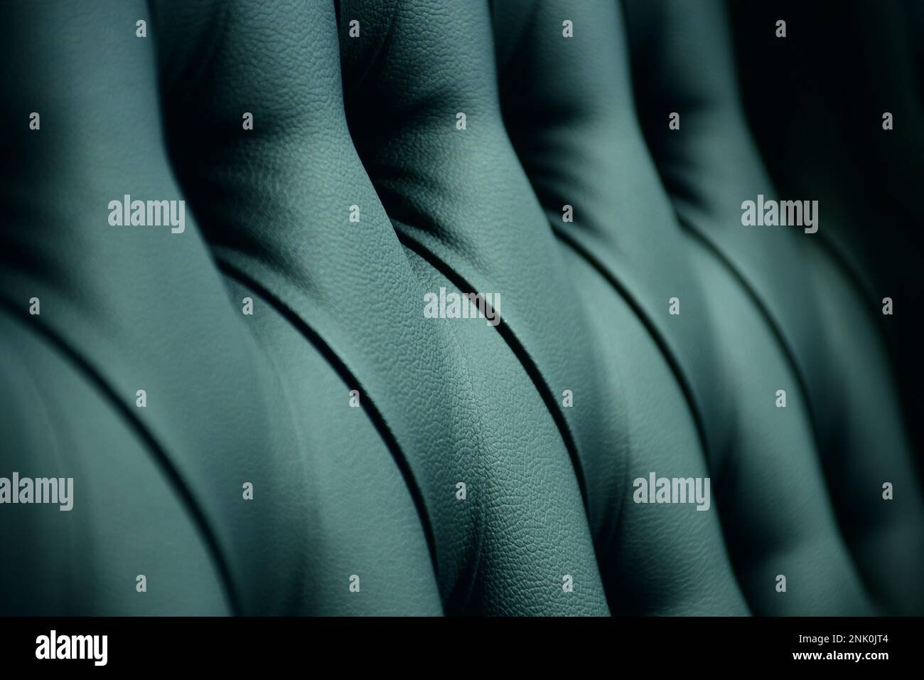 Close up on a couch angled with natural light Stock Photo