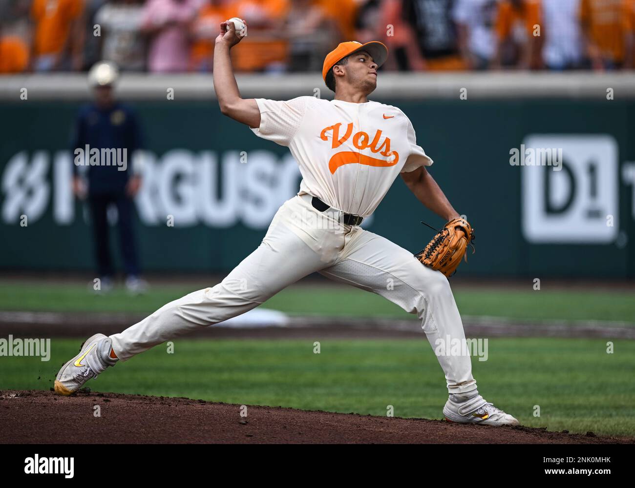 KNOXVILLE, TN JUNE 12 Tennessee pitcher Chase Burns (23) pitching
