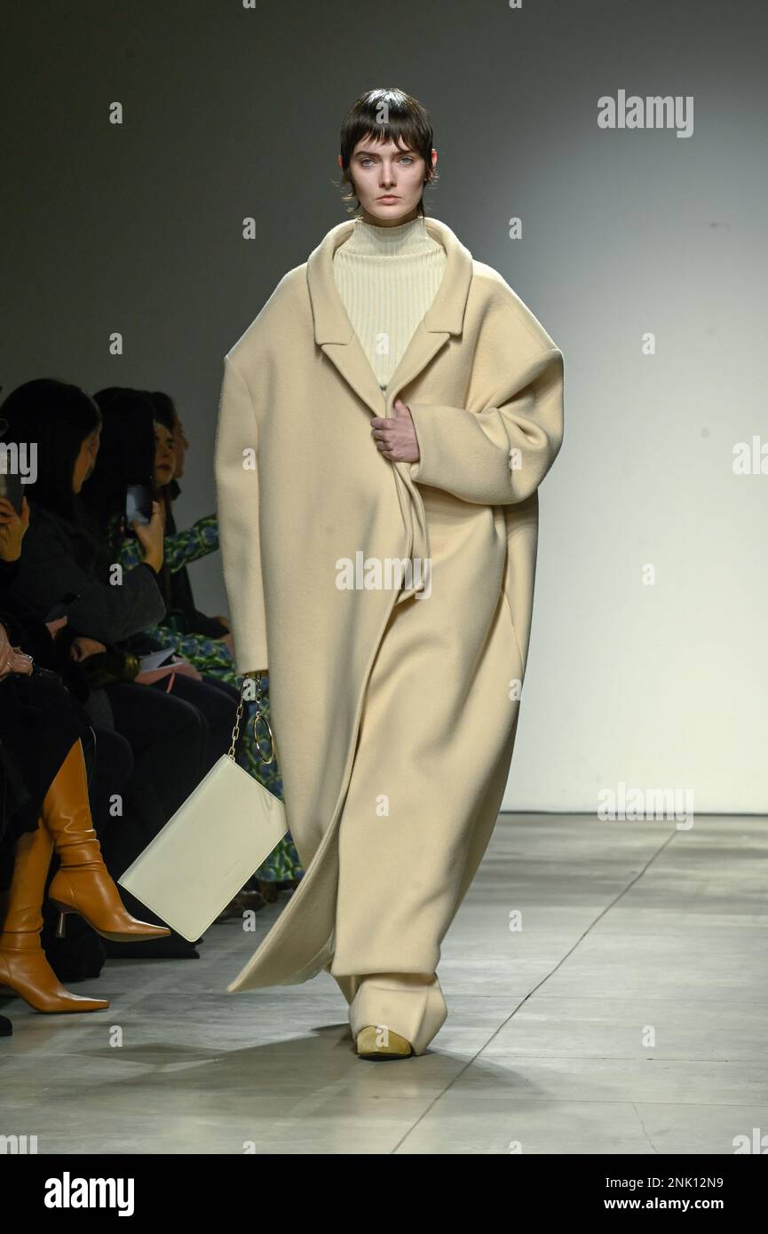 Milan, Italy. 23rd Feb, 2023. Milan, Woman Fashion Week, Fall Winter