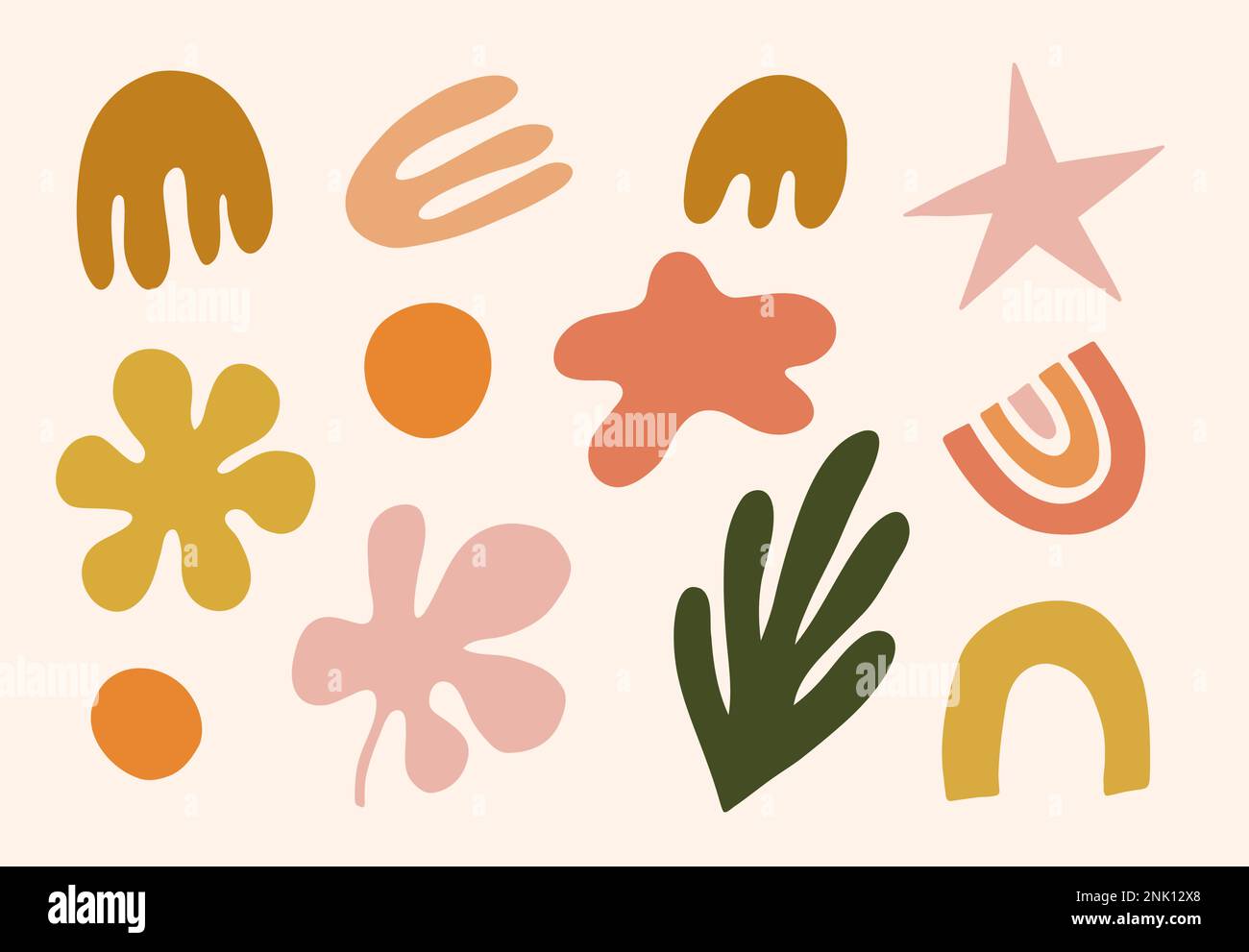 Set of doodle hand drawn organic shapes Stock Vector Image & Art - Alamy