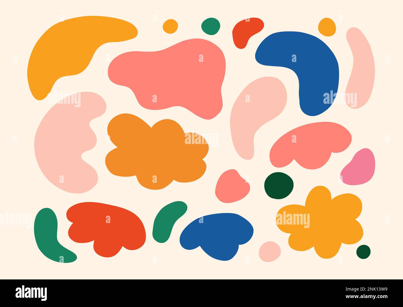 Set of doodle hand drawn organic shapes Stock Vector Image & Art - Alamy
