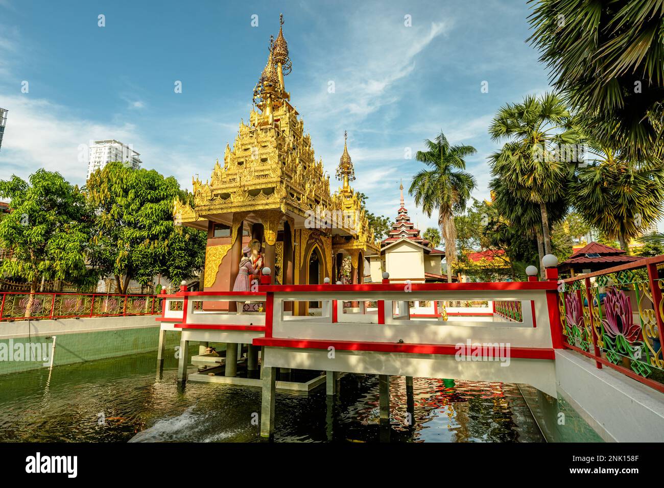 Town, Penang, Malaysia Dhammikarama Burmese Buddhist temple