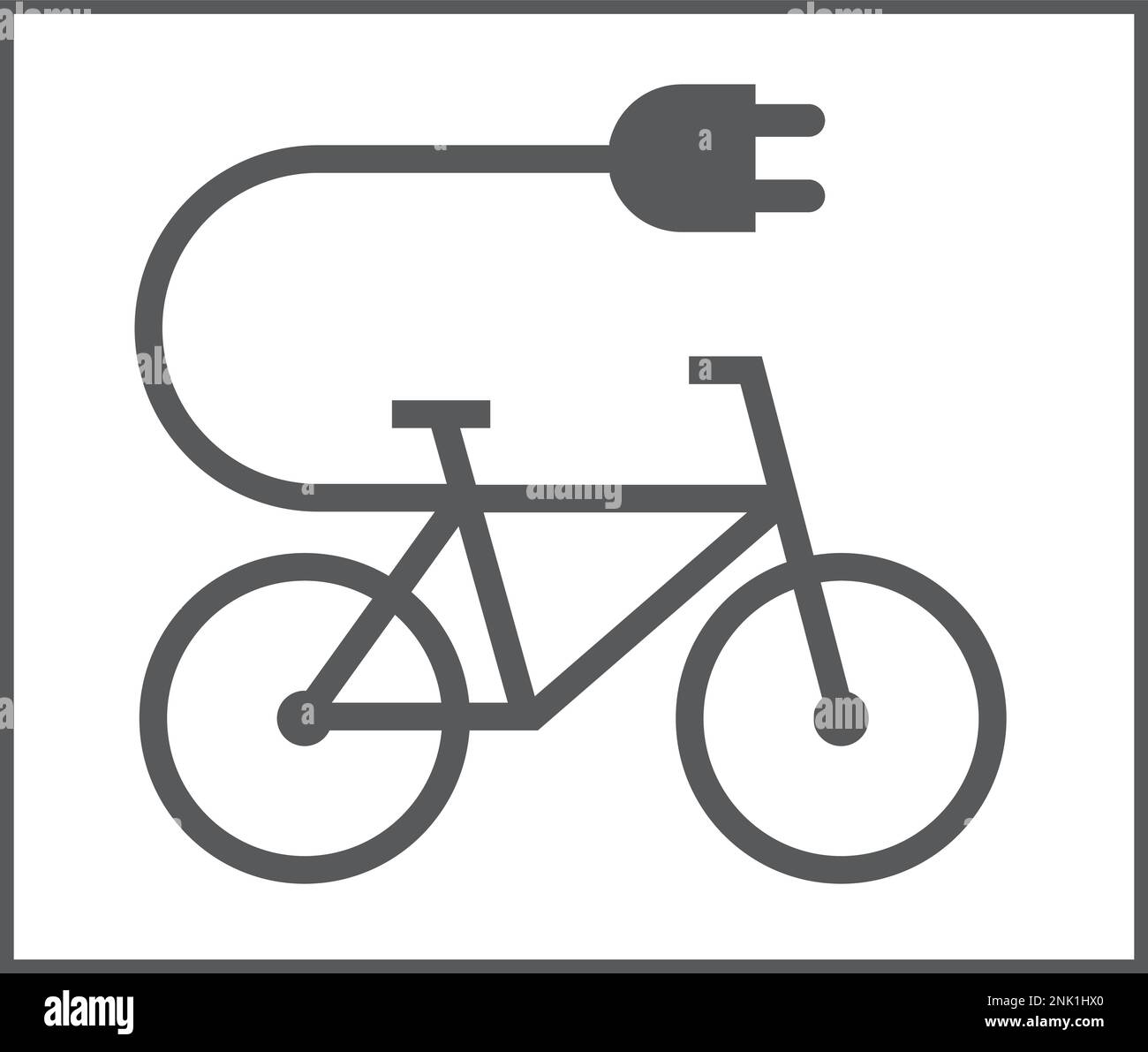 Pictogram charging station for bicycles Stock Vector Image & Art Alamy