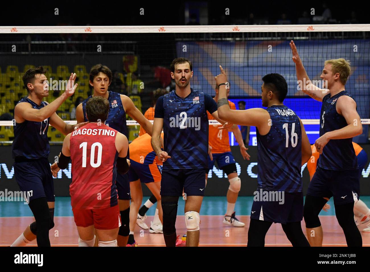 DF - Brasilia - 06/09/2022 - MENS VOLLEYBALL NATIONS LEAGUE NETHERLANDS X UNITED STATES