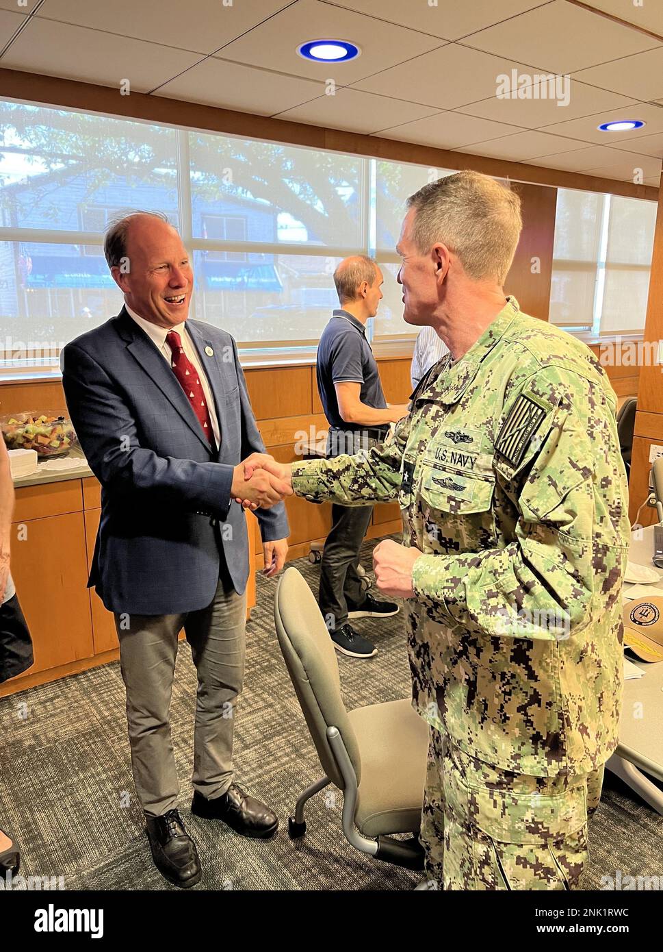 STENNIS SPACE CENTER, Miss.— Rear Admiral Ron Piret, commander, Naval