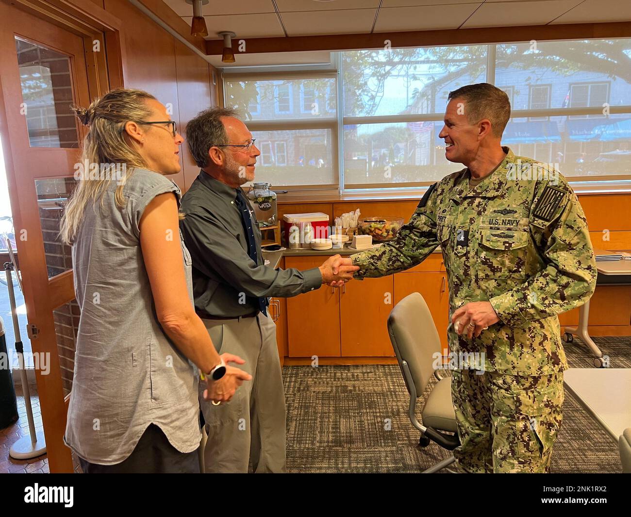 STENNIS SPACE CENTER, Miss.— Rear Admiral Ron Piret, commander, Naval