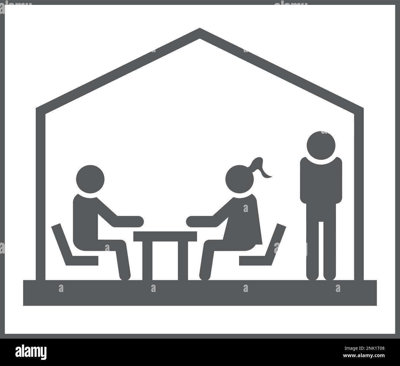 Pictogram Of A Residential Group Shared Apartment Stock Vector Image 