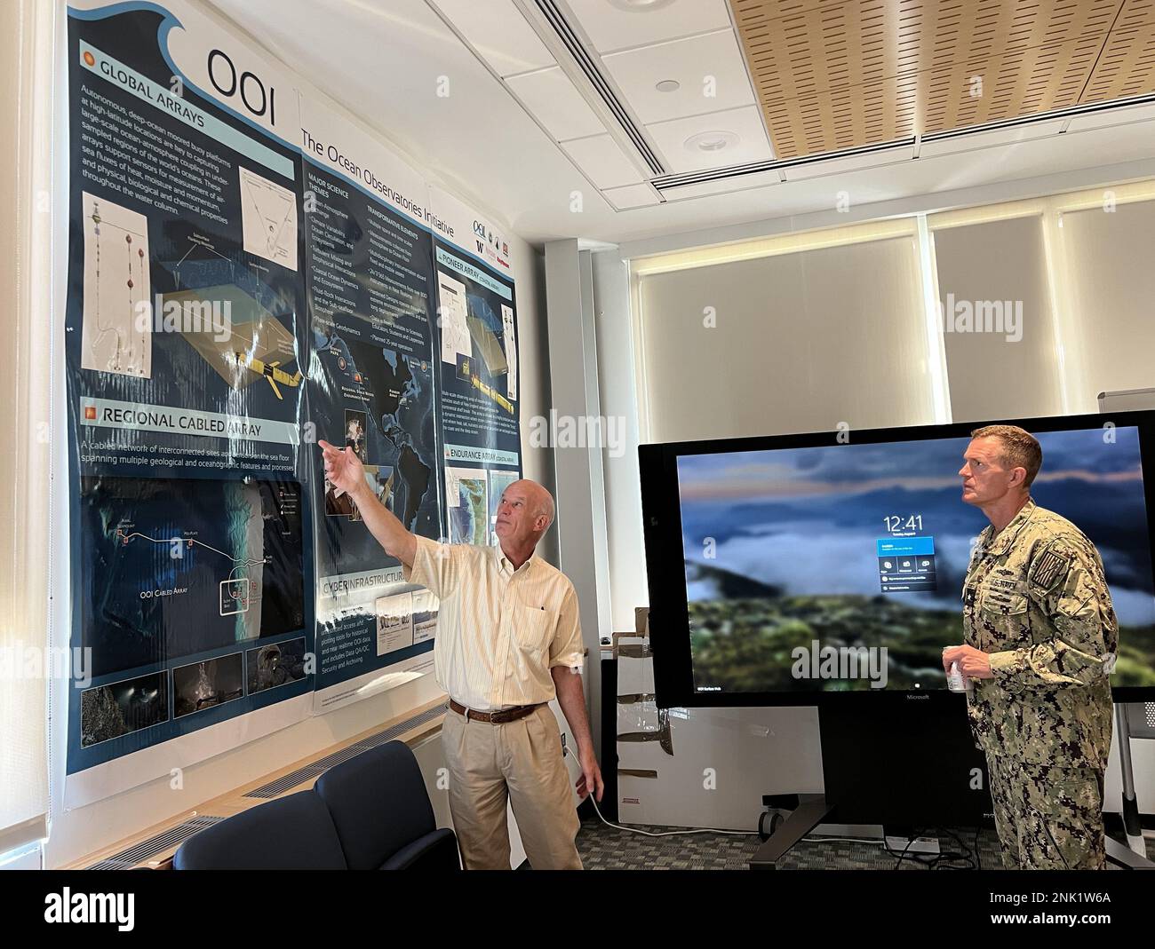 STENNIS SPACE CENTER, Miss.— Rear Admiral Ron Piret, commander, Naval