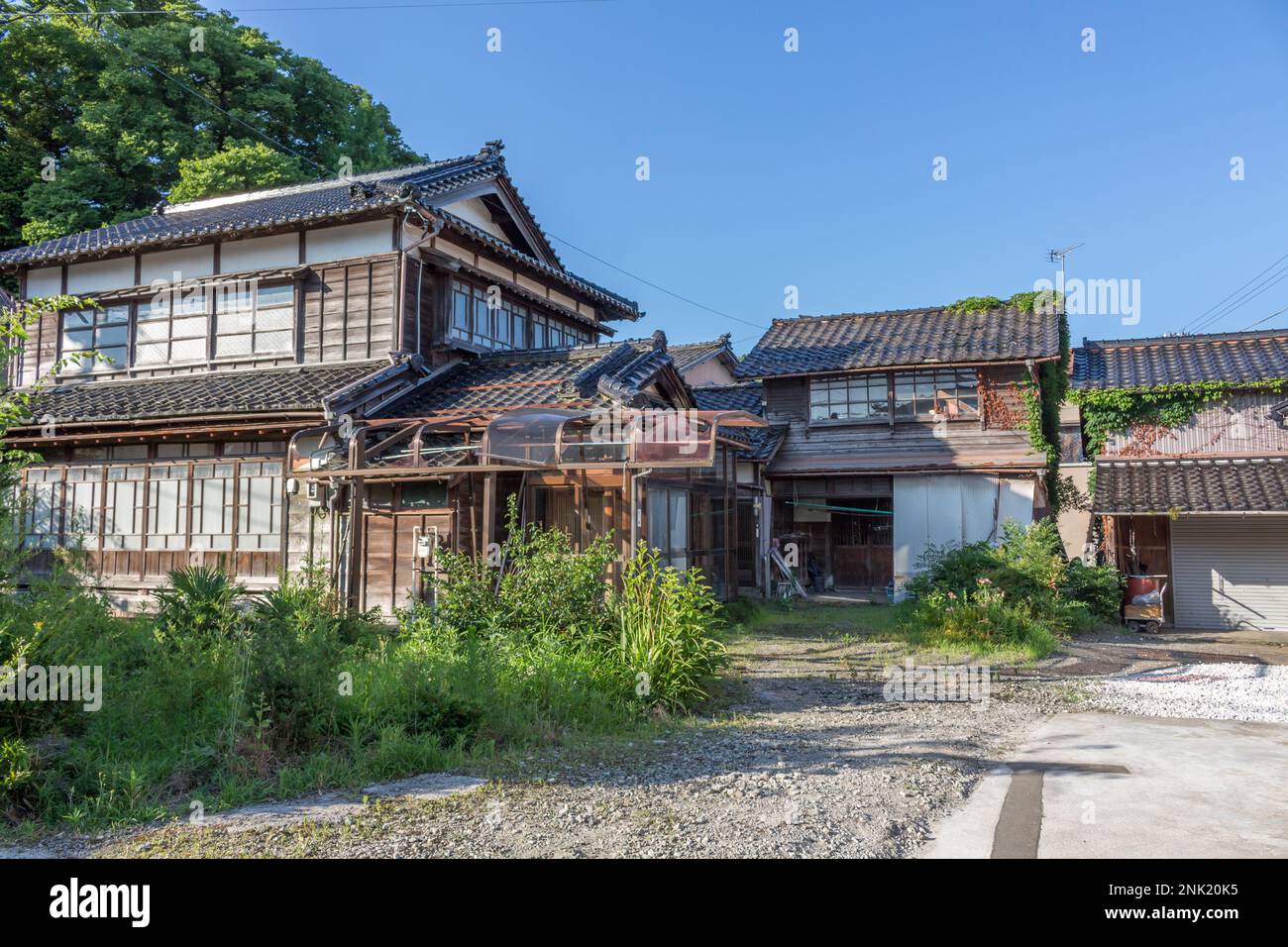 Abandoned houses, Kanazawa, Japan Stock Photo Alamy