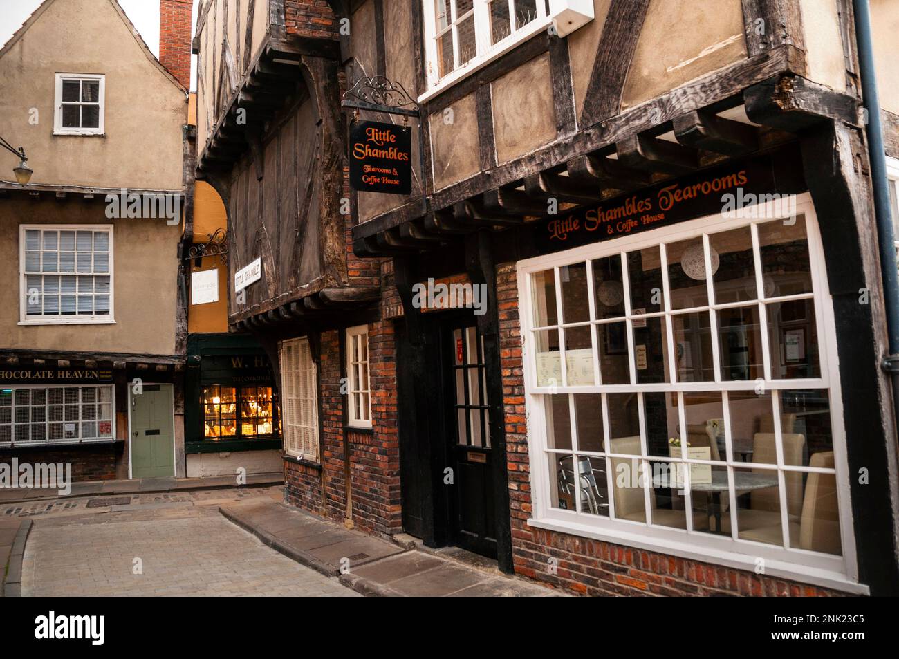 The Shambles in medieval York, England Stock Photo - Alamy