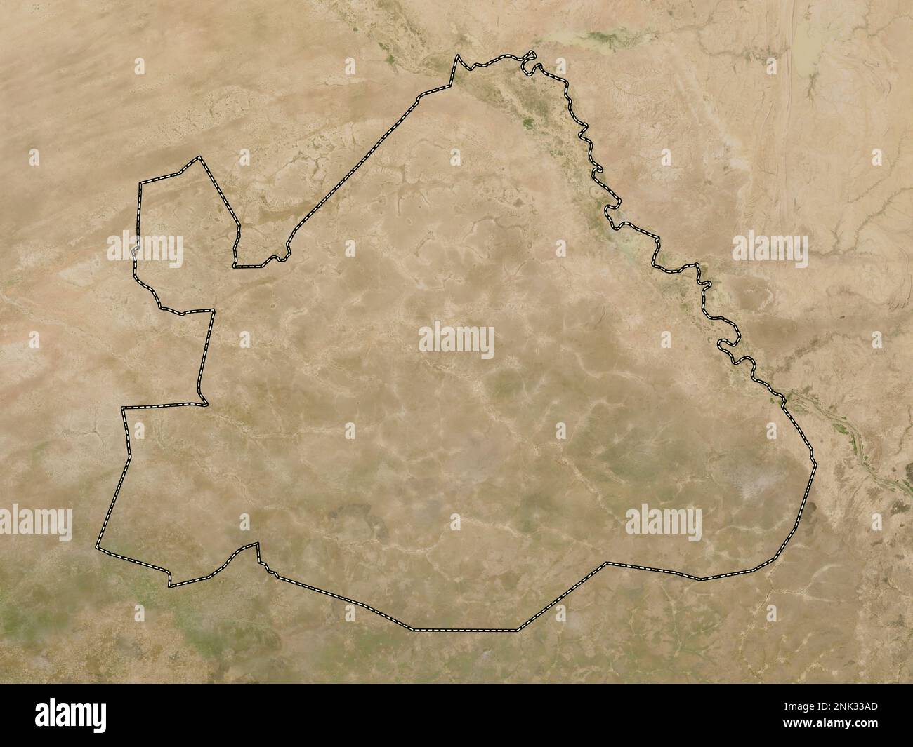 Matam, region of Senegal. Low resolution satellite map Stock Photo Alamy