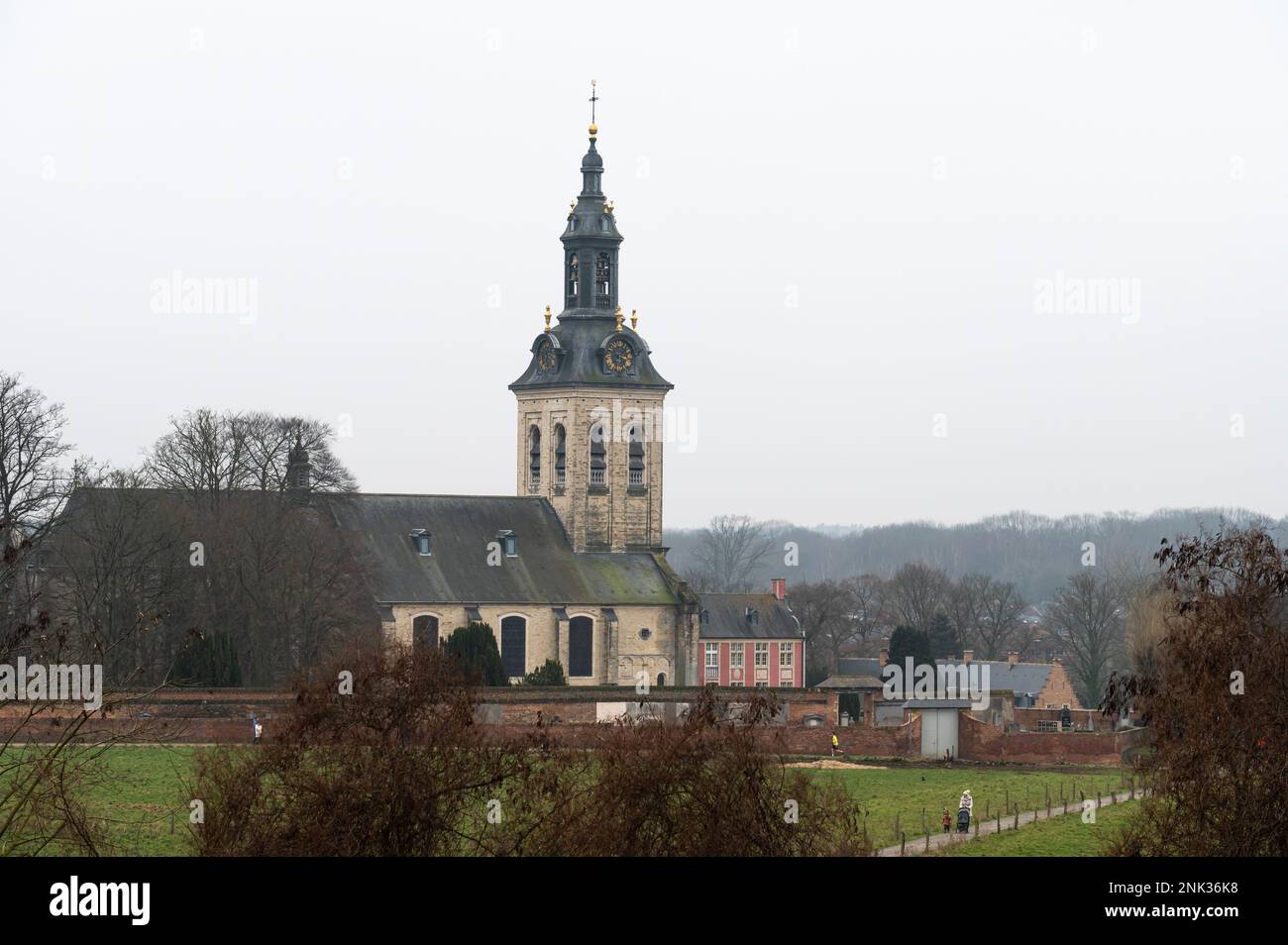 KesselLo, Flemish Brabant, Belgium Feb 11 2023 The Park abbey