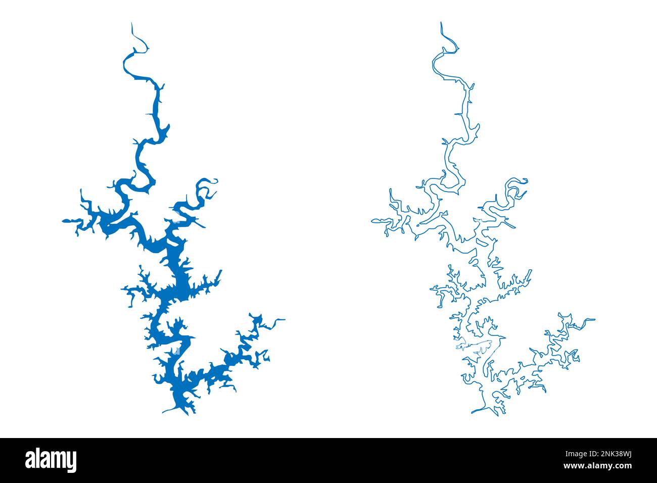 Lake Norfork Reservoir (United States of America, North America, us