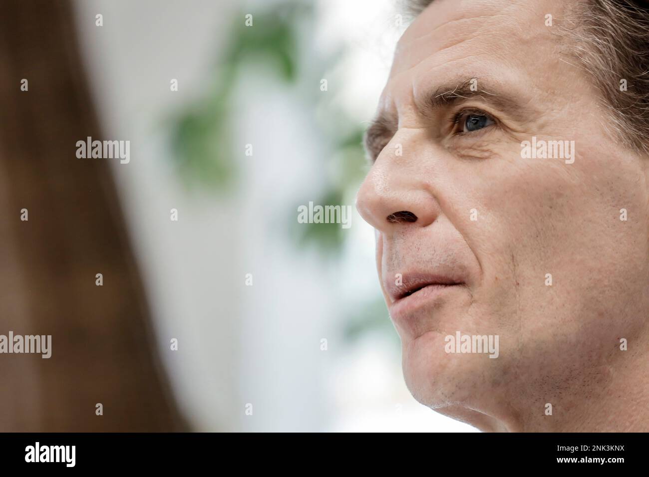 The writer and journalist David Lagercrantz during the presentation of