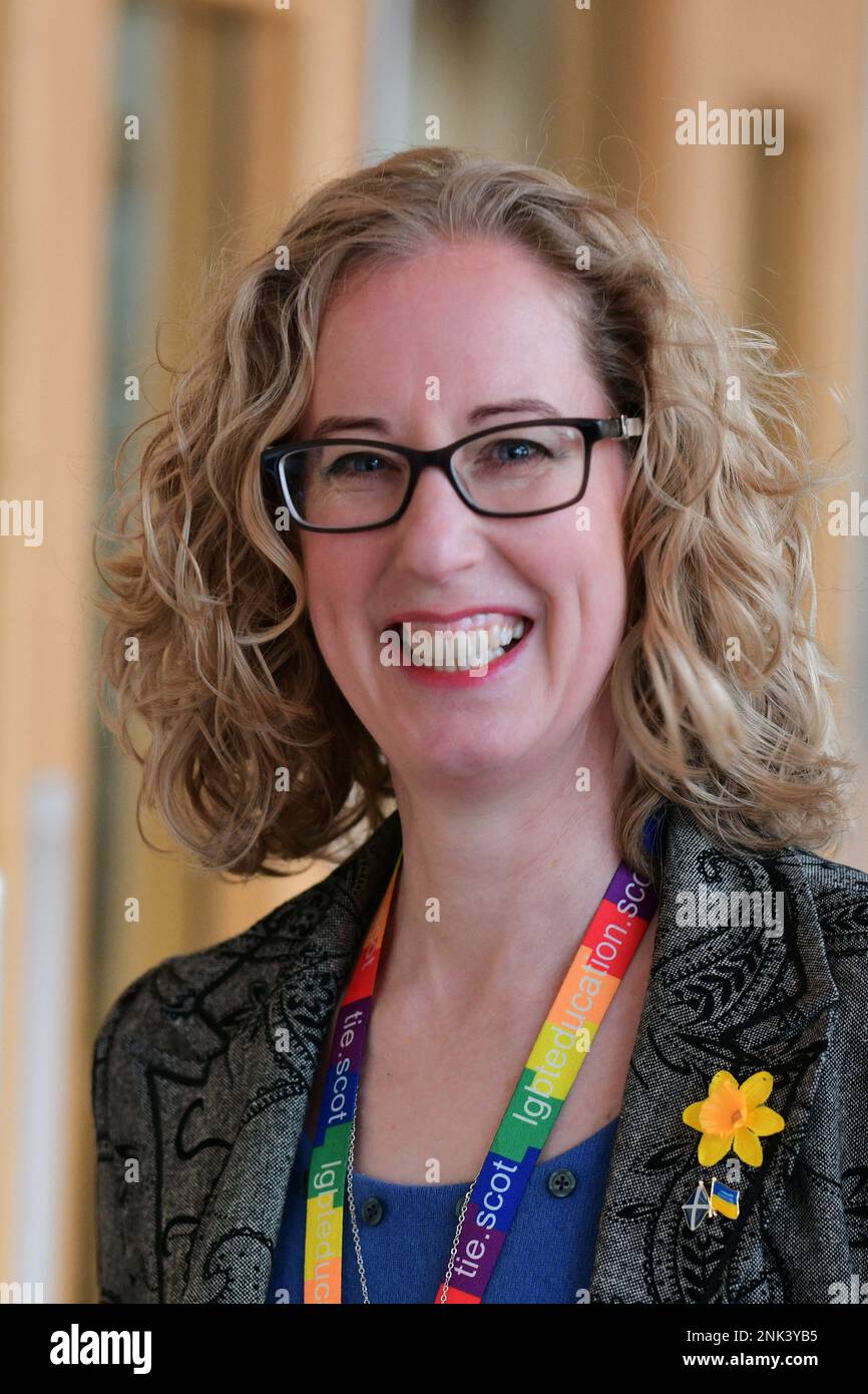 Edinburgh Scotland, UK 23 February 2023 Lorna Slater Scottish Green Party at the Scottish