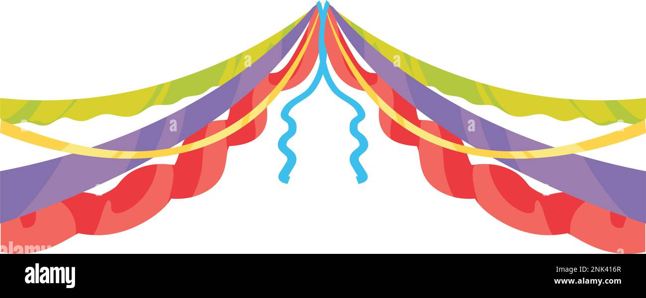 colored garland design Stock Vector Image & Art - Alamy