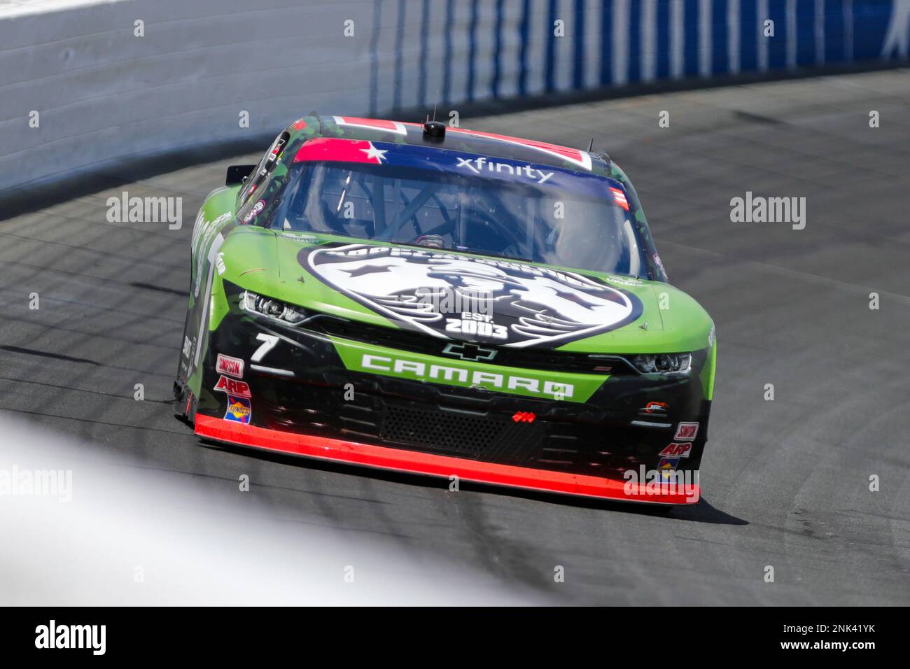 CHARLOTTE, NC MAY 28 Justin Allgaier, driver of the (7) Unilever