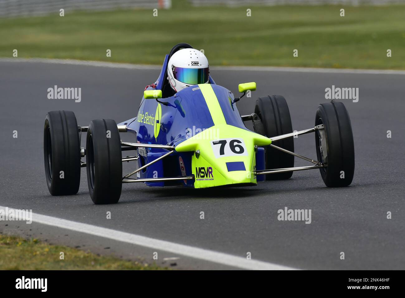 Richard Biles, Van Diemen RF89, Monoposto Championship Group 1, Monoposto Racing Club, fifteen minutes of racing after a fifteen minute qualifying ses Stock Photo