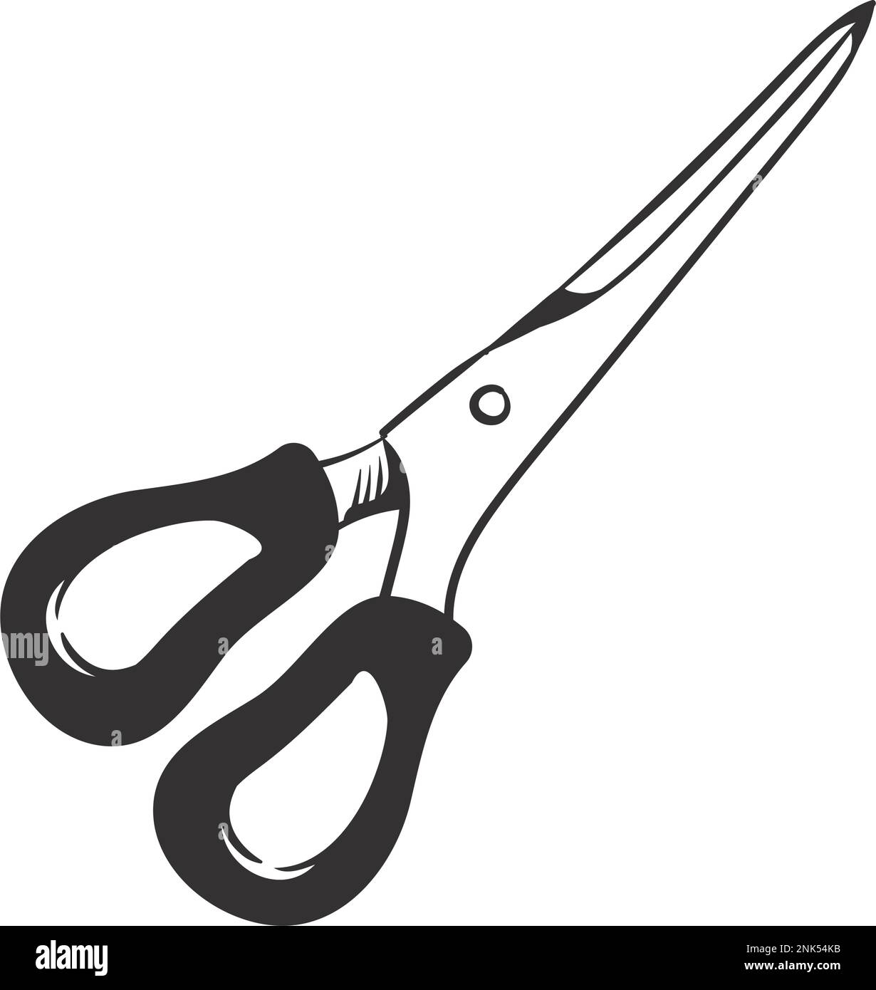 black scissors design Stock Vector Image & Art Alamy