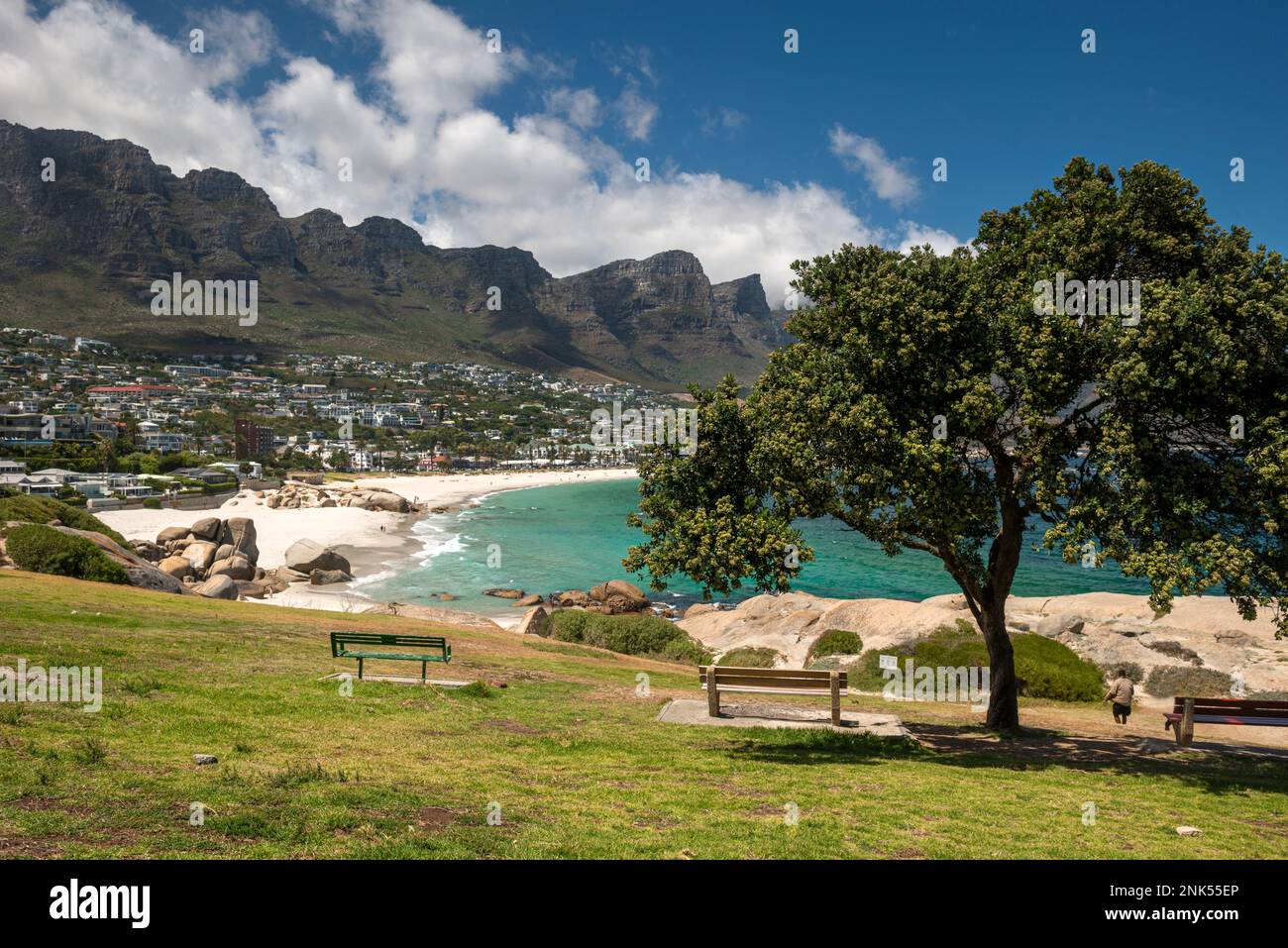 Camps Bay beach, South Africa Stock Photo