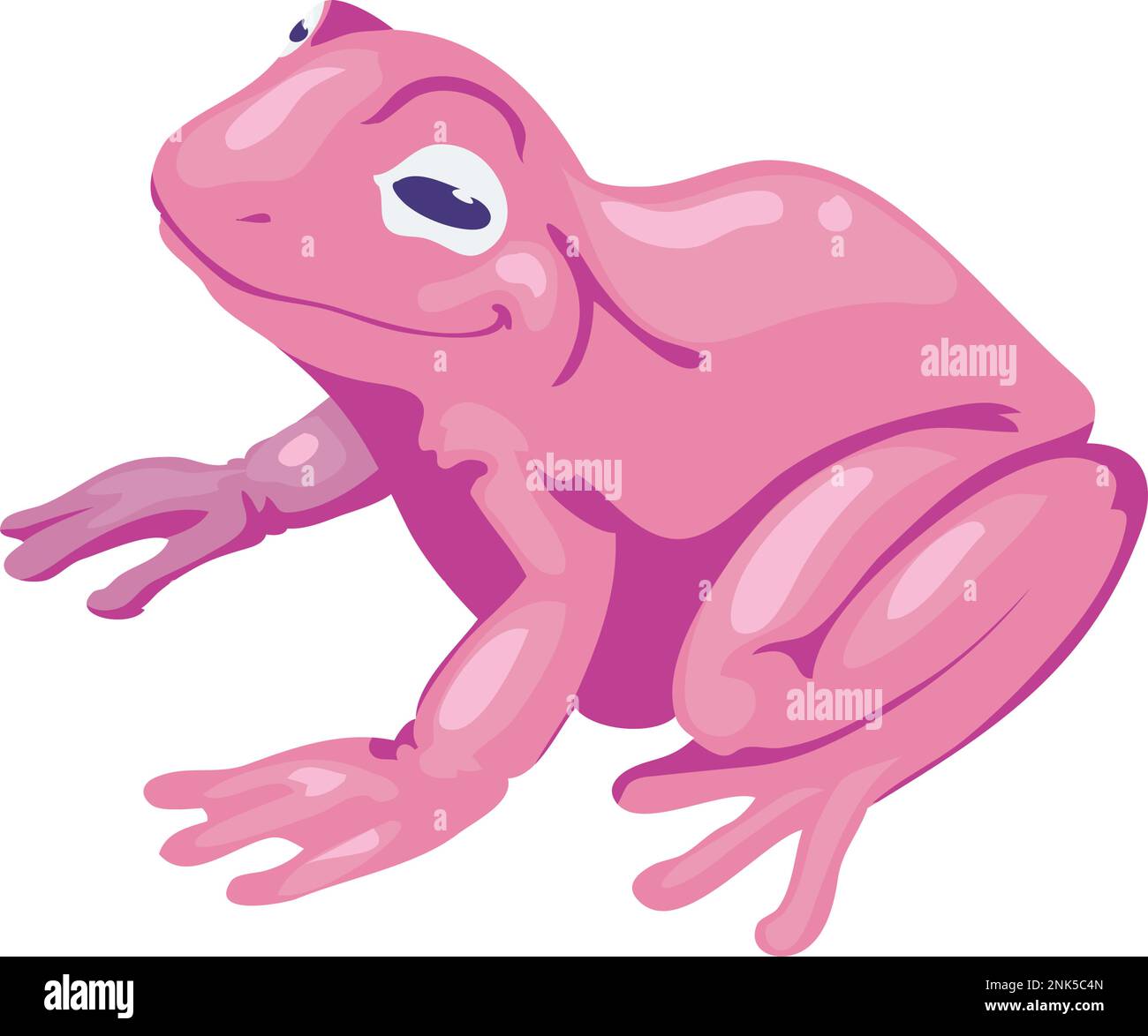 pink frog design Stock Vector Image & Art - Alamy