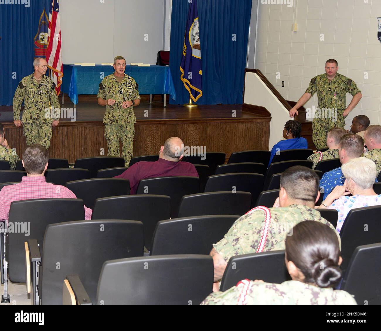 Netc Command Poster 220811-N-FN555-1837 MERIDIAN, Miss. (Aug. 11, 2022) Rear Adm. Pete ...