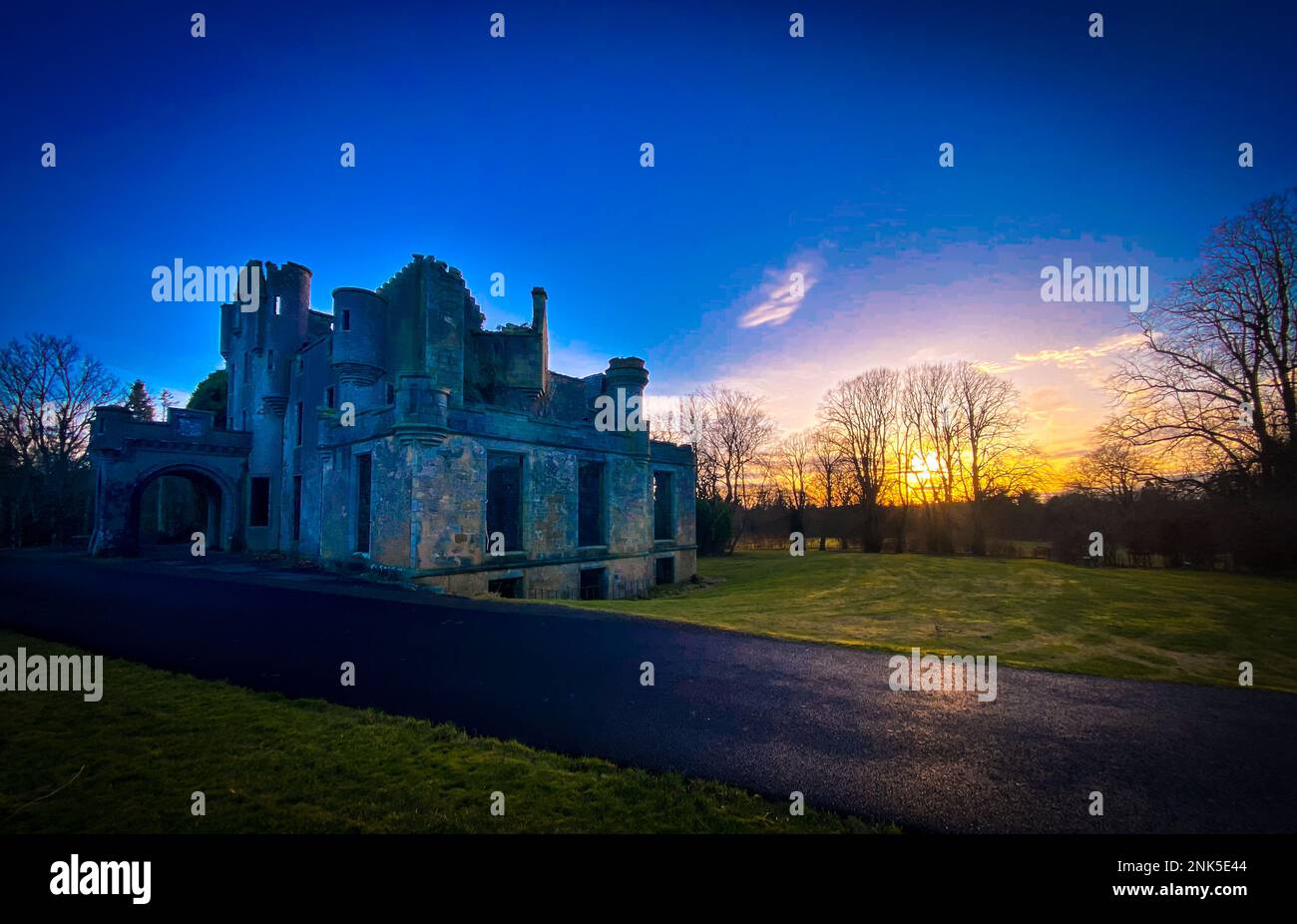 brucklay castle maud aberdeenshire scotland. Stock Photo