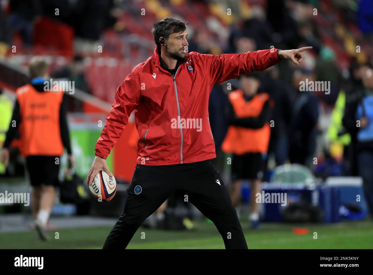Bath Rugby line-out coach Luke Charteris before the Gallagher ...