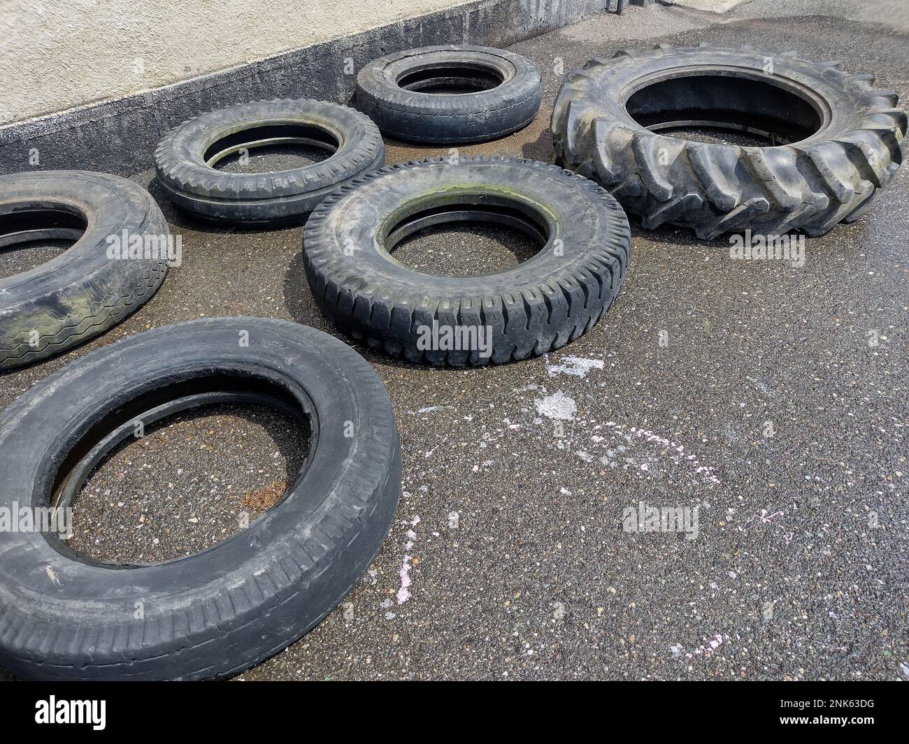 tractor tires and other types of tires transport Stock Photo Alamy