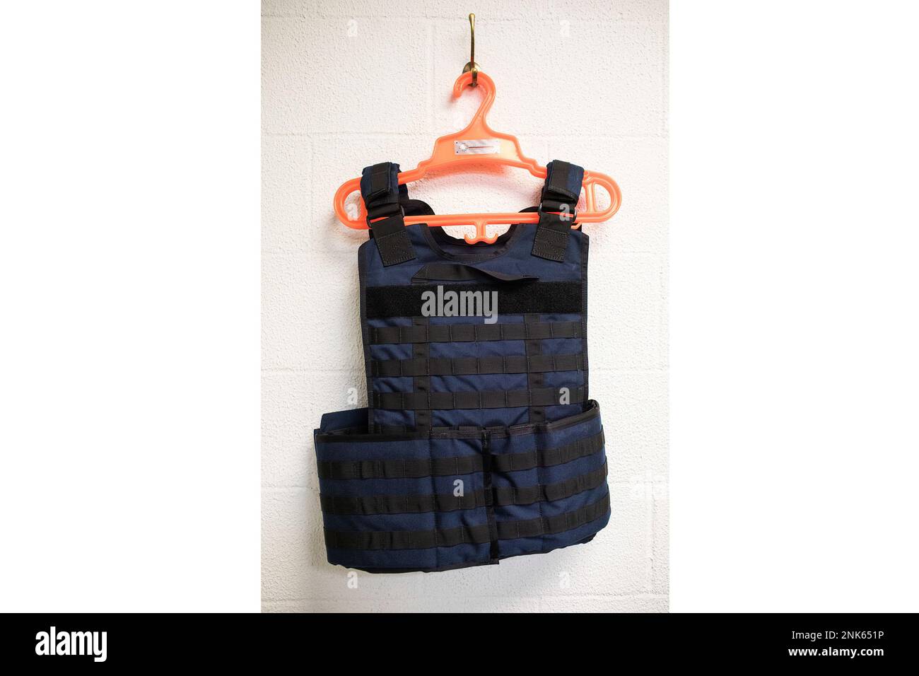 FILE A bullet proof vest worn by EMT is displayed in Harrisburg Pa. Jan. 11 2018. When a shooter attacked a supermarket in Buffalo New York May 14 2022 its security