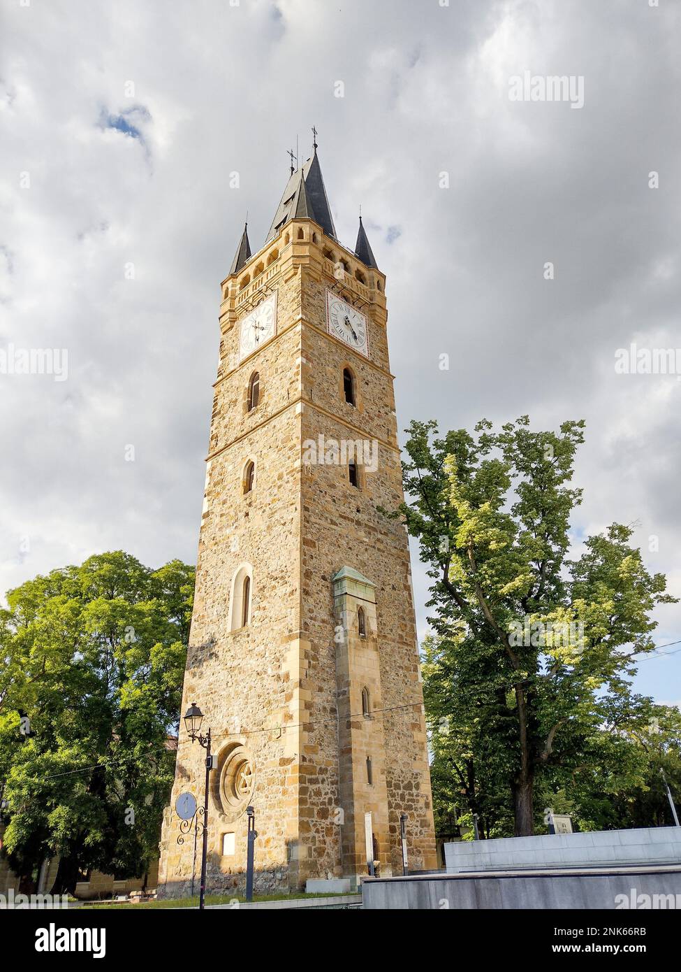Stephen Tower (Turnul Stefan) in Baia Mare city, Romania Stock Photo ...