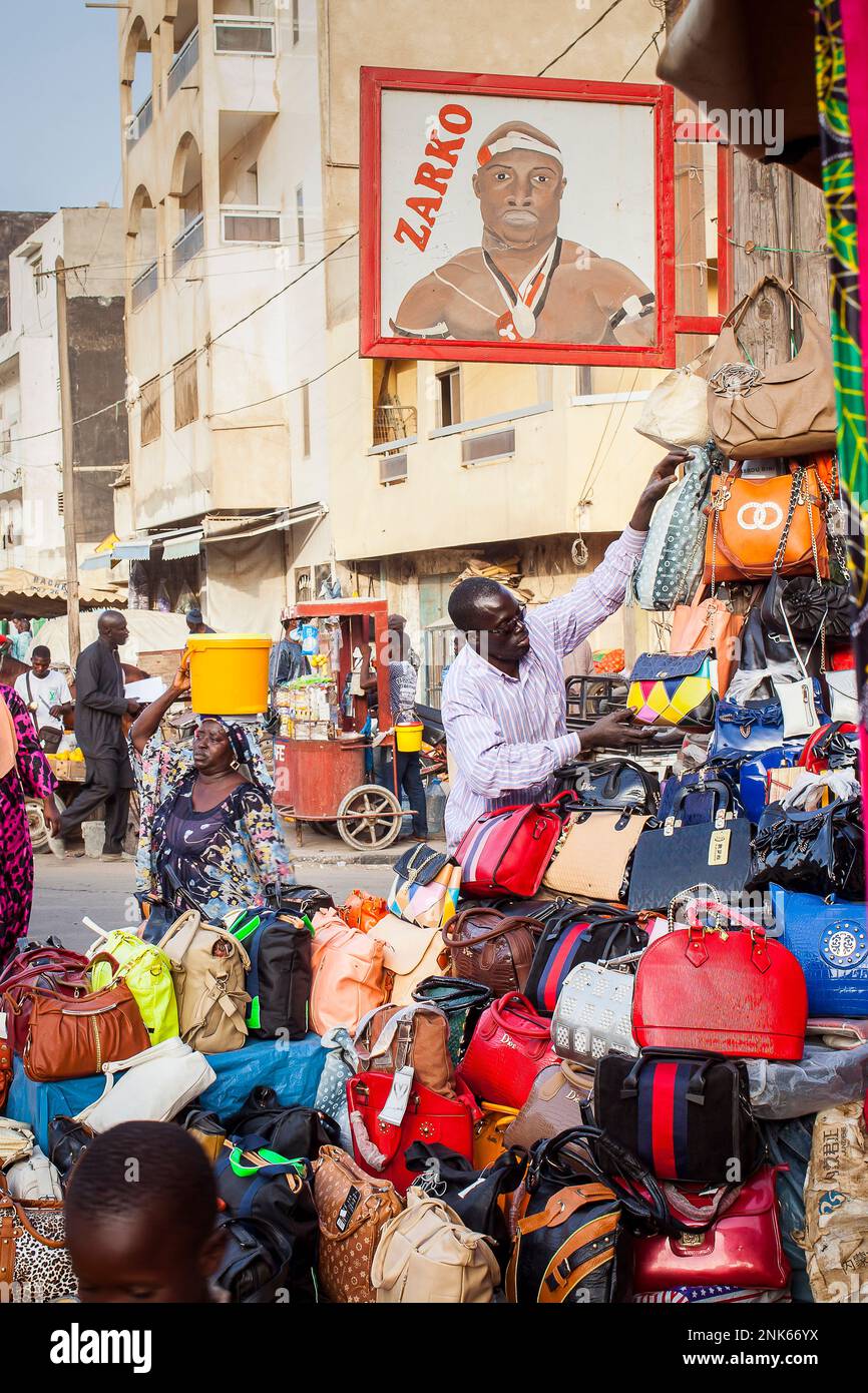 Sandaga market, Dakar, Senegal, West Africa, Africa Stock Photo