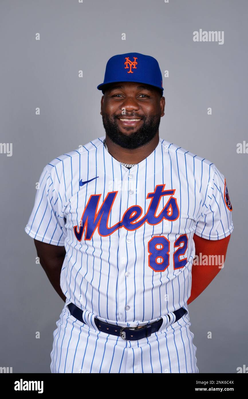 This is a 2023 photo of Abraham Almonte of the New York Mets
