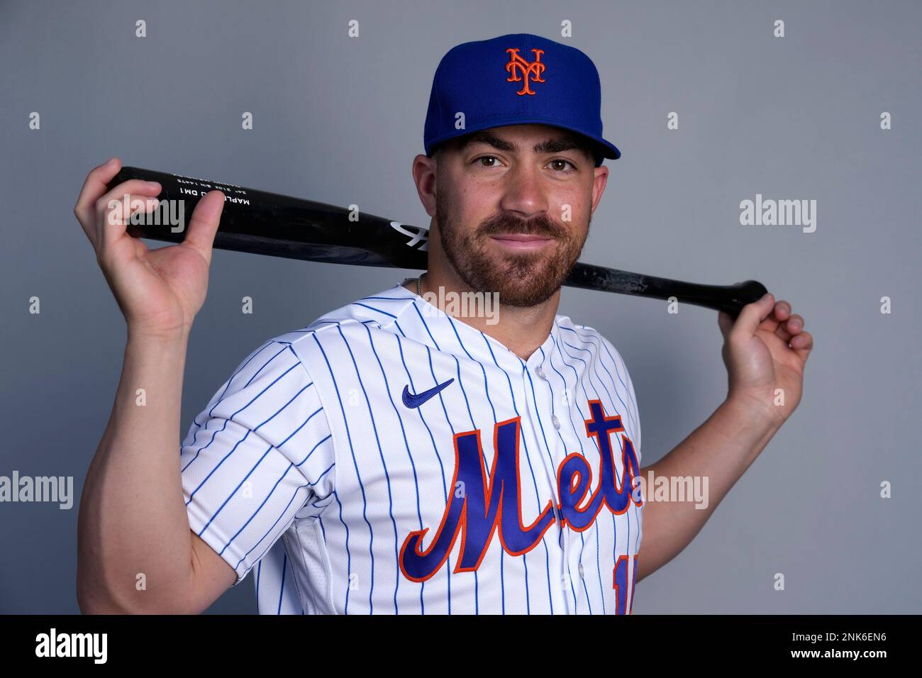 This is a 2023 photo of Danny Mendick of the New York Mets baseball