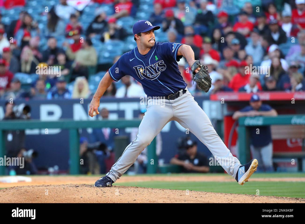 Tampa Bay Rays pitcher J.P. Feyereisen (34) during an MLB baseball game  against the Boston Red Sox on June 22, 2021 at Tropicana Field in St.  Petersburg, Florida. (Mike Janes/Four Seam Images