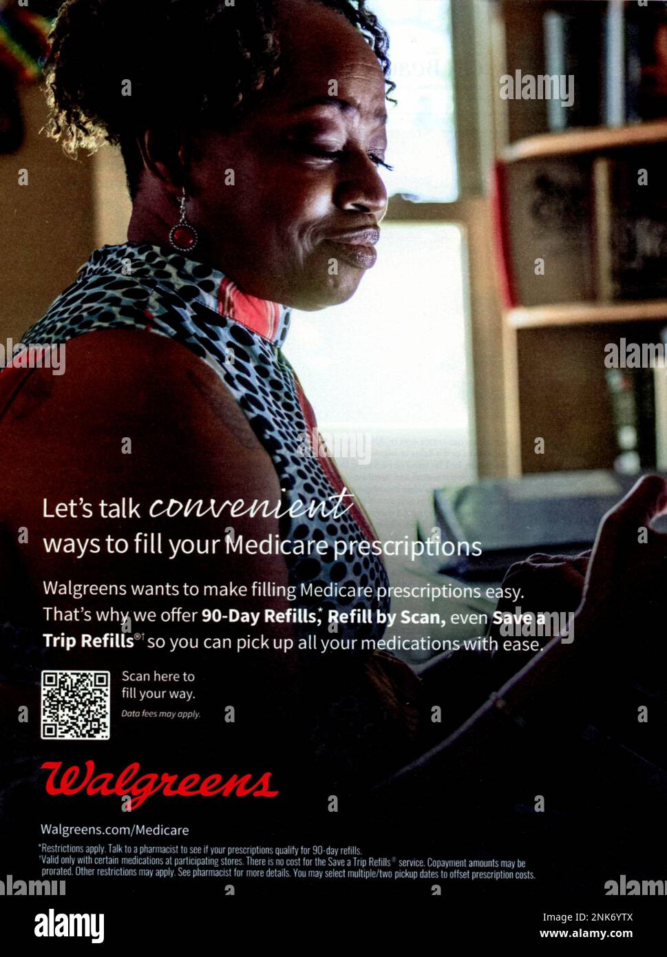 "Good Housekeeping" January/February 2023 issue advert, USA Stock Photo