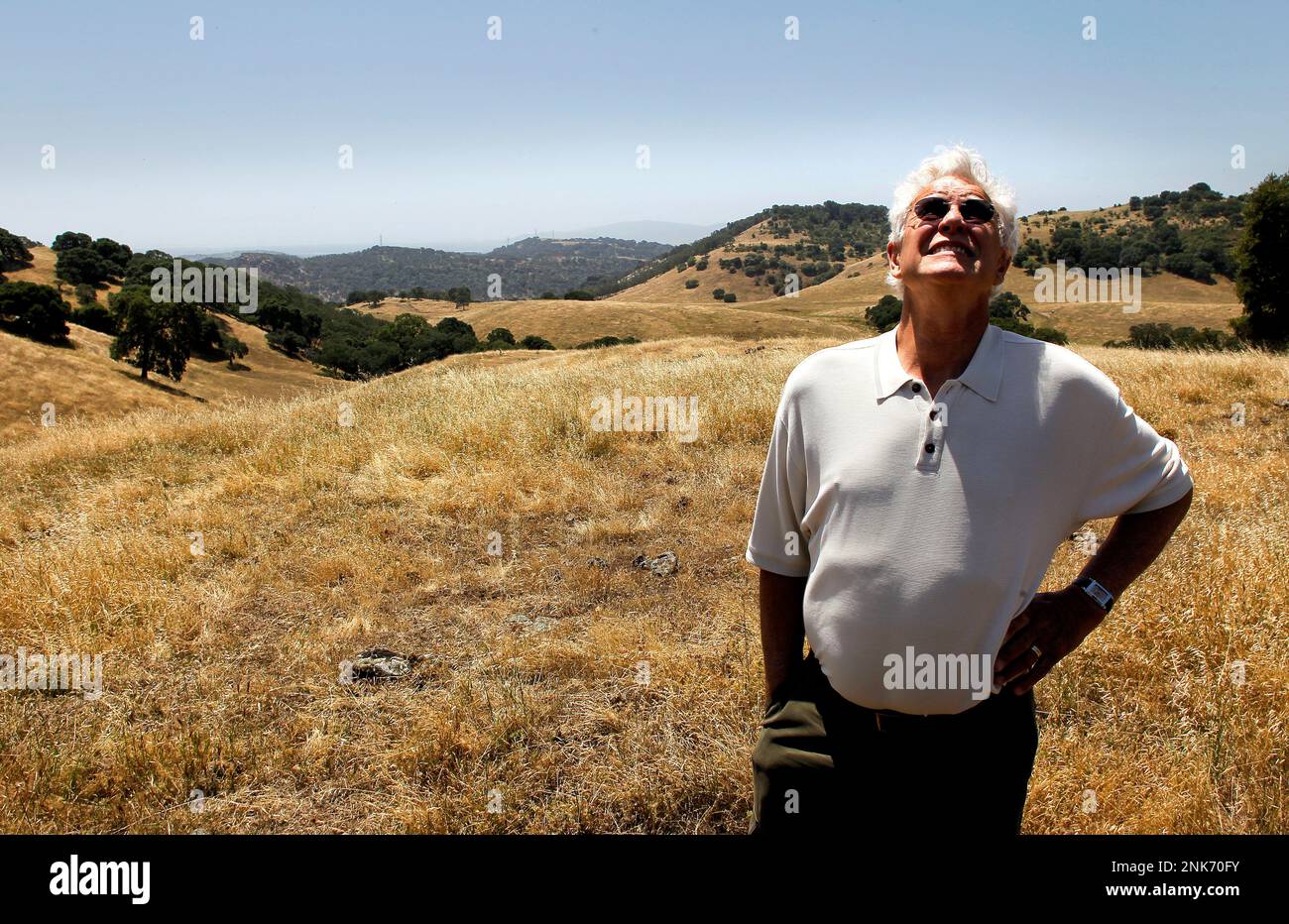 Bill Mayben, the President of the Green Valley Landowners Association, on  Wednesday June 8, 2011, at the 1570 acres of the Rockville Trails open  space, in Fairfield, Ca. The Solano Land Trust