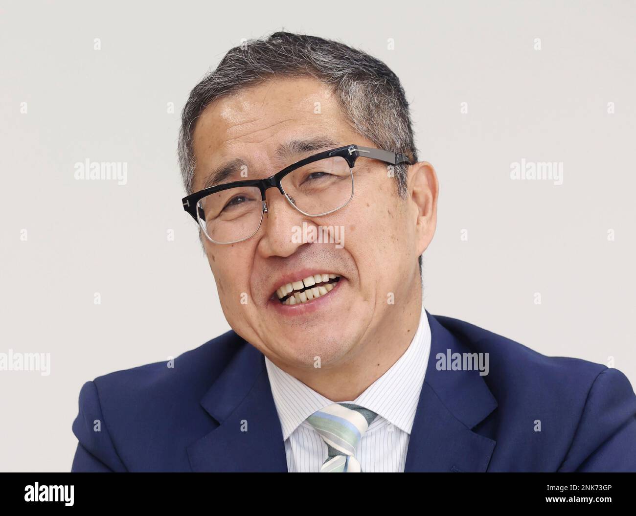 SPREAD Co., Ltd. President Shinji Inada pose for photo during an